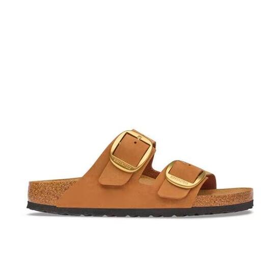 Sandales Bio Femme Birkenstock Arizona Big Buckle Marron