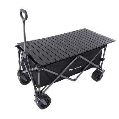 Opvouwbare 2-in-1-bolderkar met afneembaar tafelblad – tc05