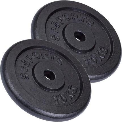 Disque musculation fonte - Set 4x5kg