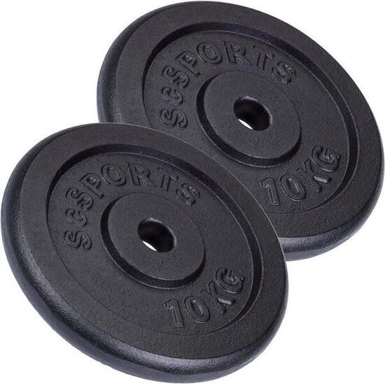 Hantelscheiben Gusseisen 30/31 mm 20 KG (4 x 5 KG)