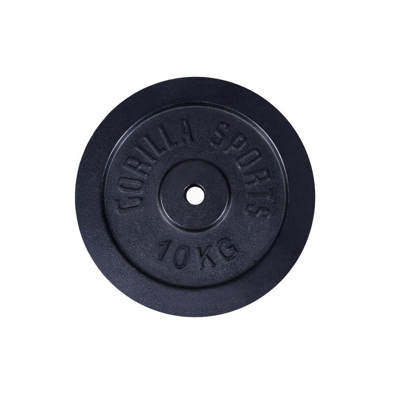 Set de discuri din fonta 30/31 mm 30 KG - 2 x 5 KG, 2 x 10 KG