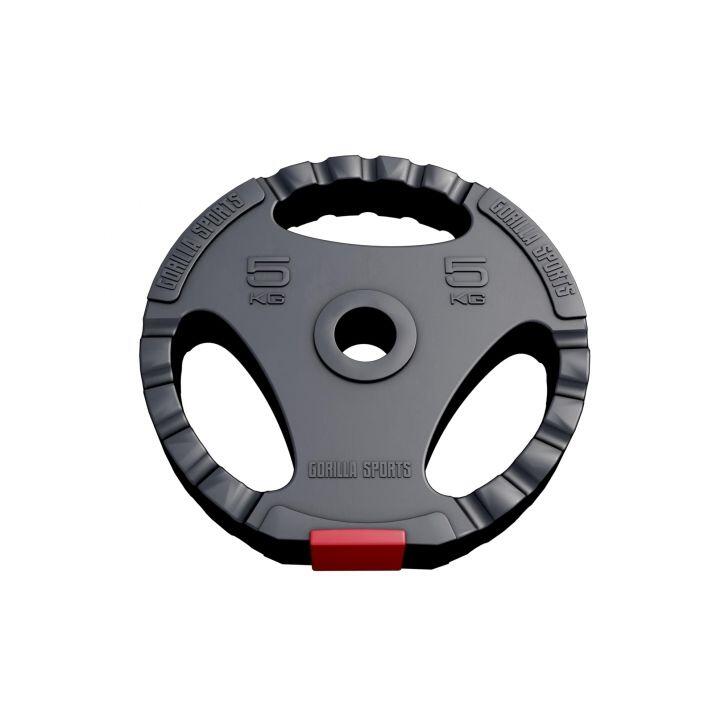Set discuri din plastic umplute cu ciment cu prinderi 30 kg, 6 x 5 kg 30/31mm