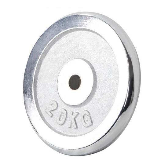DISQUE DE MUSCULATION CHROMÉ | DIAM 31 MM | AU CHOIX DE 1,25KG À 30KG