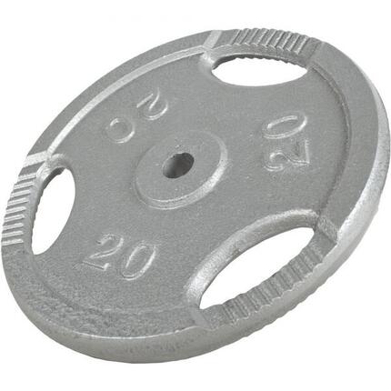 DISQUE DE MUSCULATION FONTE GRIP | DIAM 31MM | GRIS | AU CHOIX DE 1,25KG À 20KG