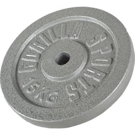 DISQUE DE MUSCULATION FONTE GRIS | DIAM 31MM | AU CHOIX DE 1,25KG À 30KG