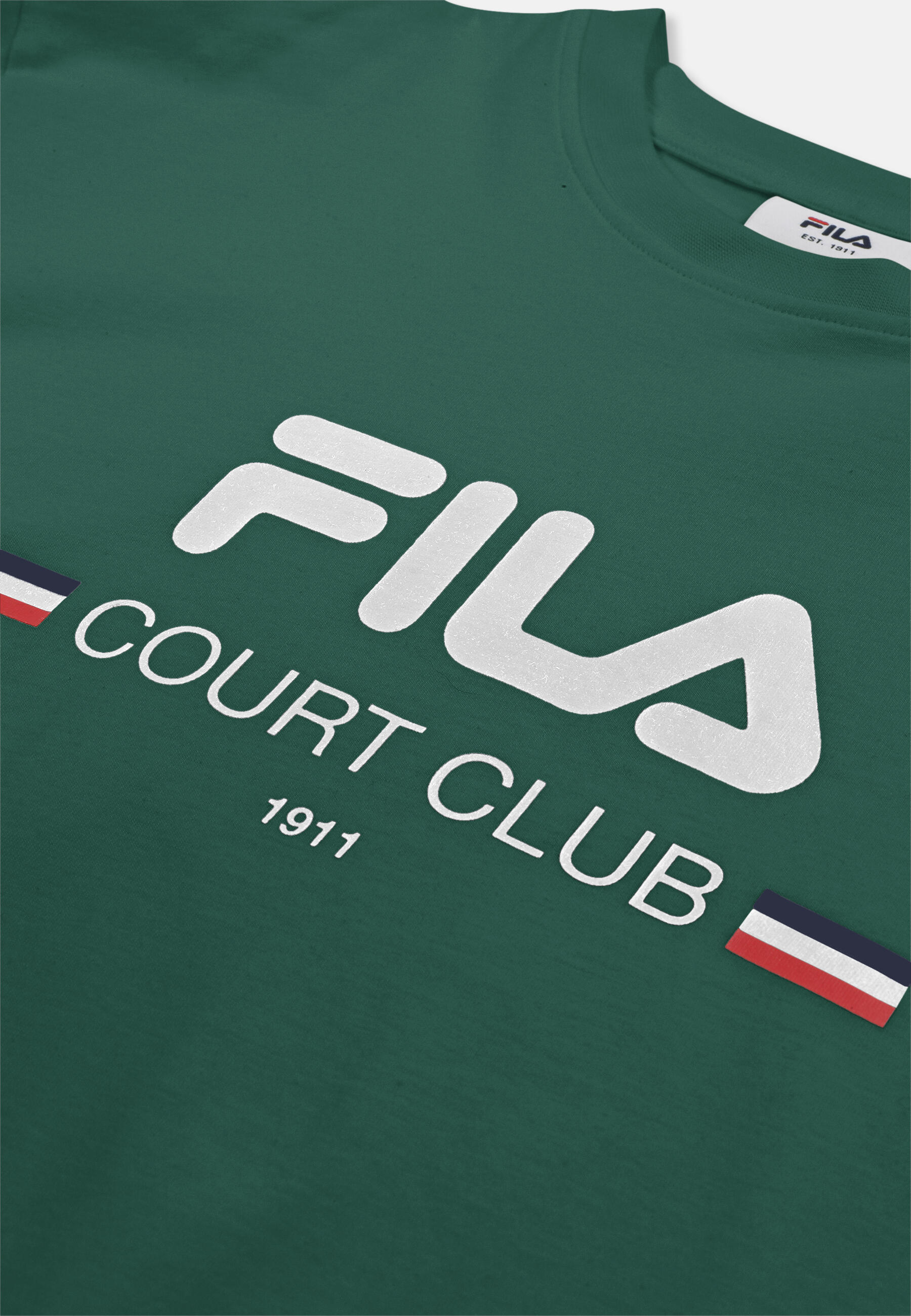 FILA Apparel DOCCIA T-Shirt mit entspanntem Logo-Print 3/3