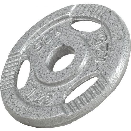DISQUE DE MUSCULATION FONTE GRIP | DIAM 31MM | GRIS | AU CHOIX DE 1,25KG À 20KG