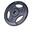 Disc din fontă cu manere ,negru de 10 kg 30/31 mm
