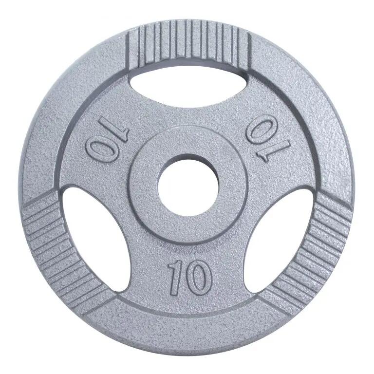 GORILLA SPORTS Zátěžové - silové - litinové, 10 kg, bez madel - kotouč - 10 kg