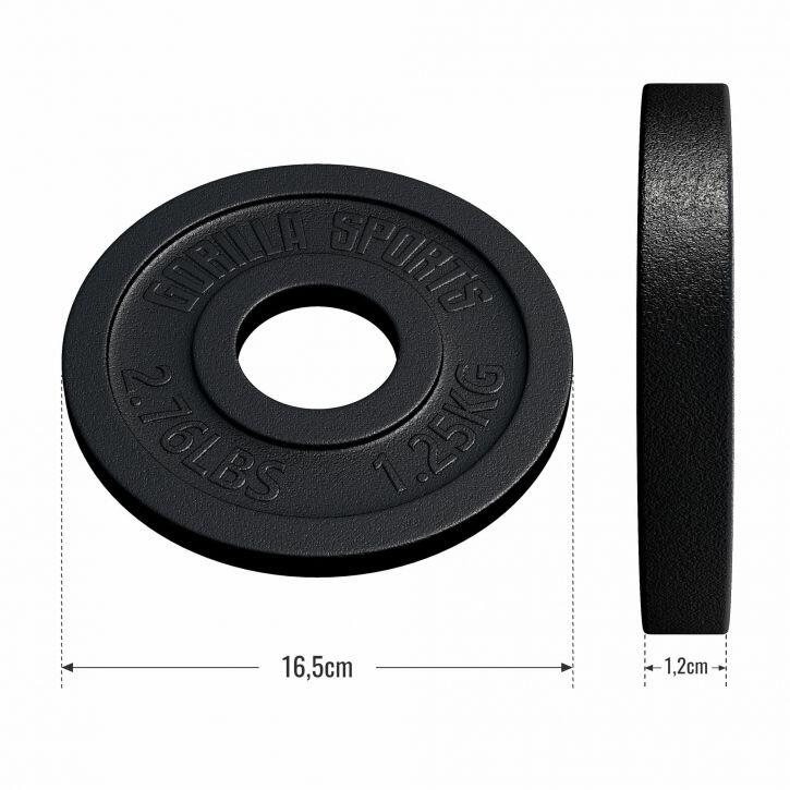 Hantelscheibe Gusseisen 50/51 mm 6/7
