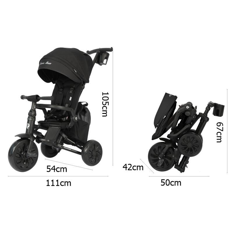 Tricycle Qplay Nova Max Noir 5/7