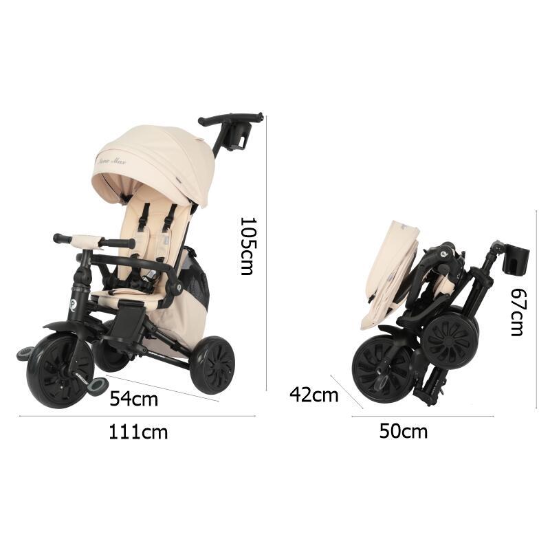 Triciclo Qplay Nova Max Beige 5/7
