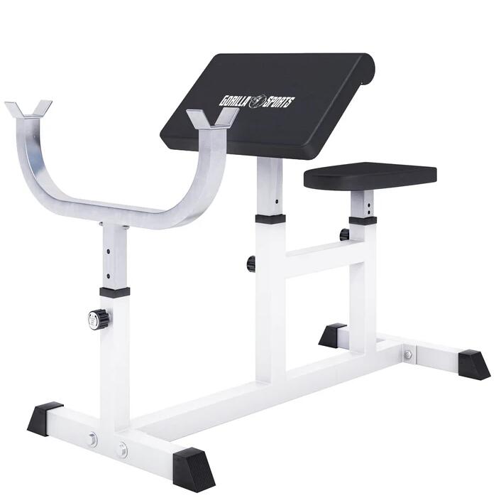 BANC DE MUSCULATION CURL | MUSCULATION | BLANC 5/7