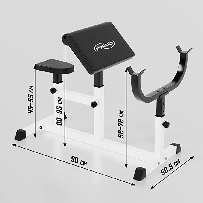 Posilovací lavice - univerzální nastavitelná bench - scottova lavice 4/7
