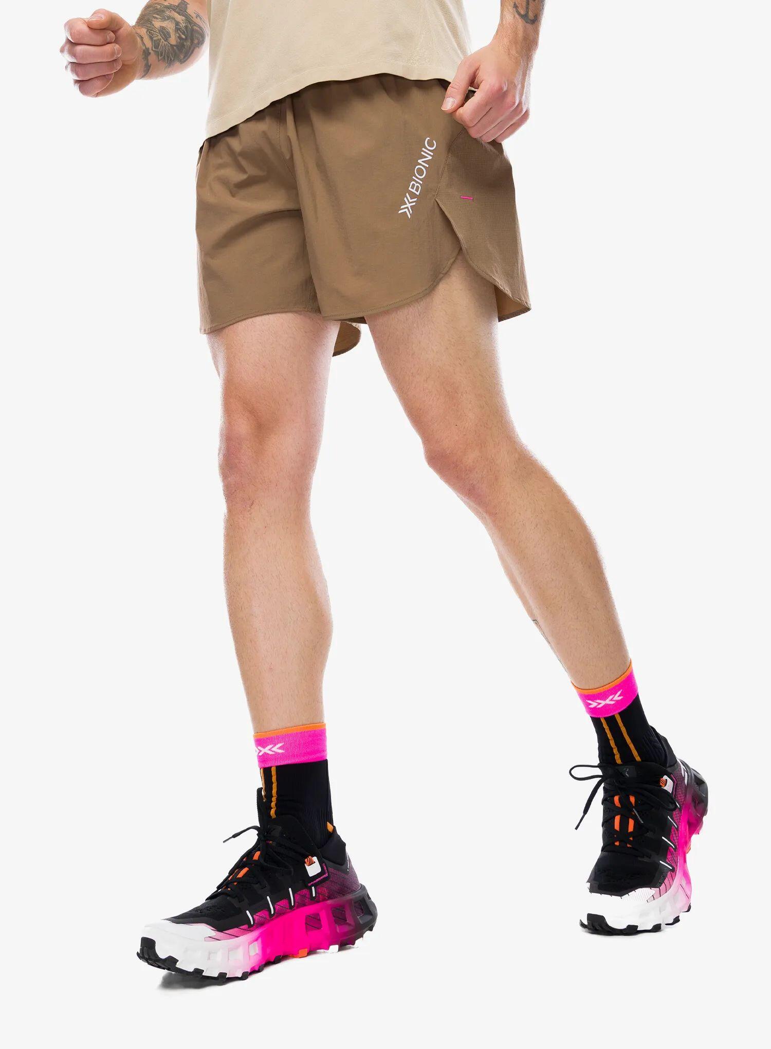 Pantaloncini X-Bionic Corefusion Run Perform beige da uomo 6/7