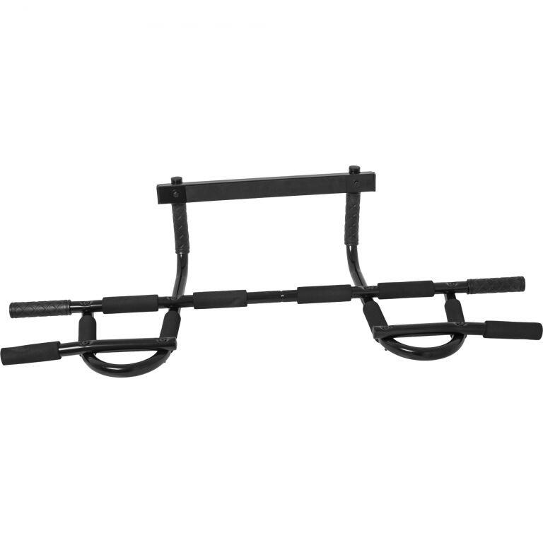 Set bancă de abdomen + bară multifuncțională pentru tracțiuni