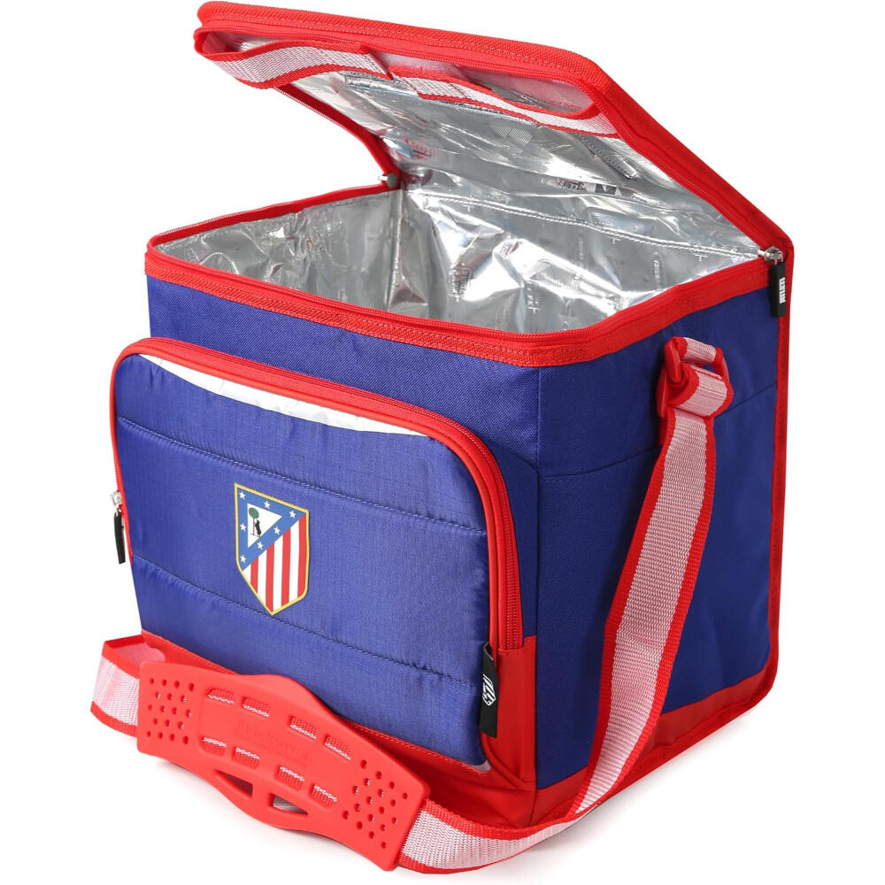 Lancheira dobrável térmica para adultos do Atlético de Madrid - Azul 2/4
