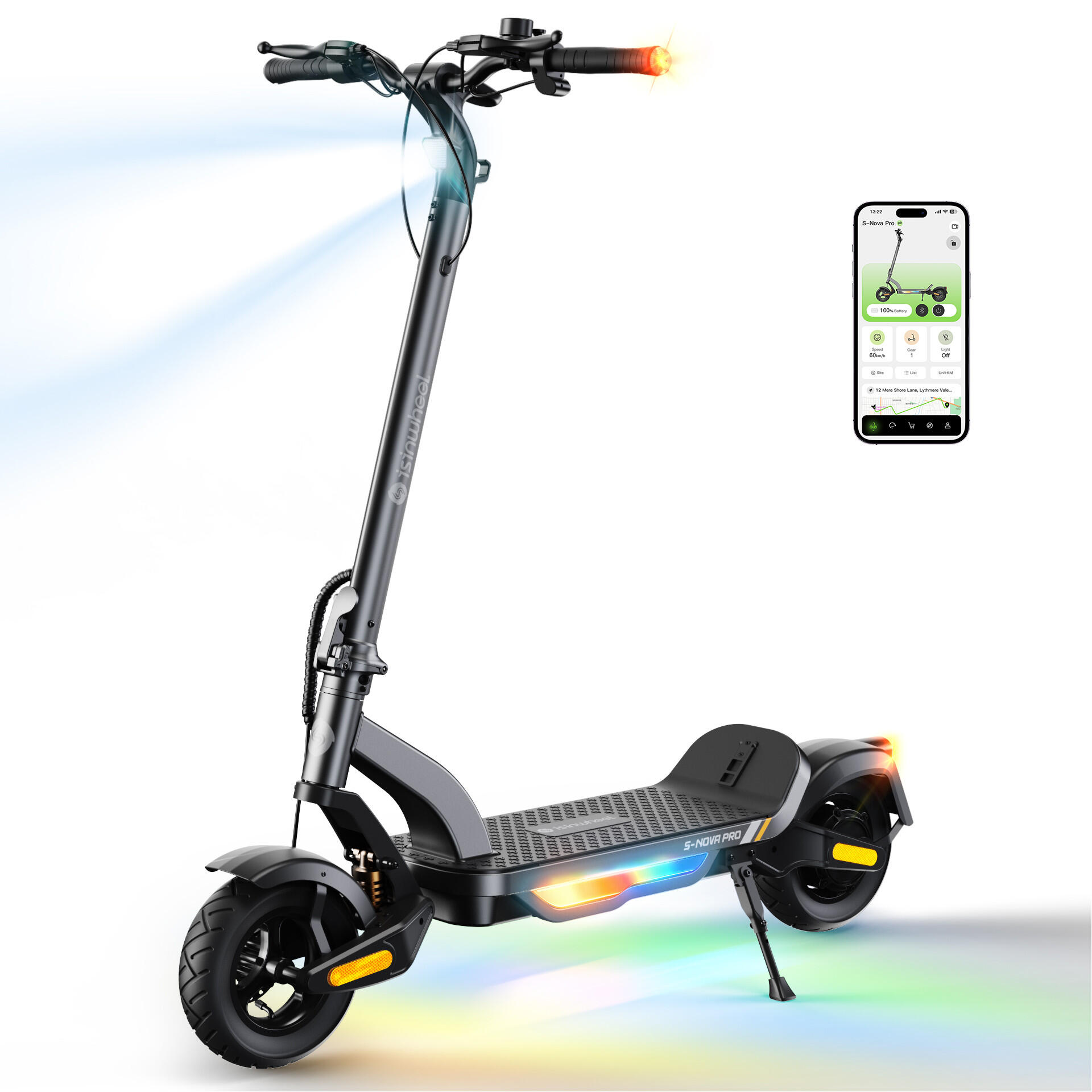 Hulajnoga elektryczna ISINWHEEL S-NOVA PRO 800W 2/7