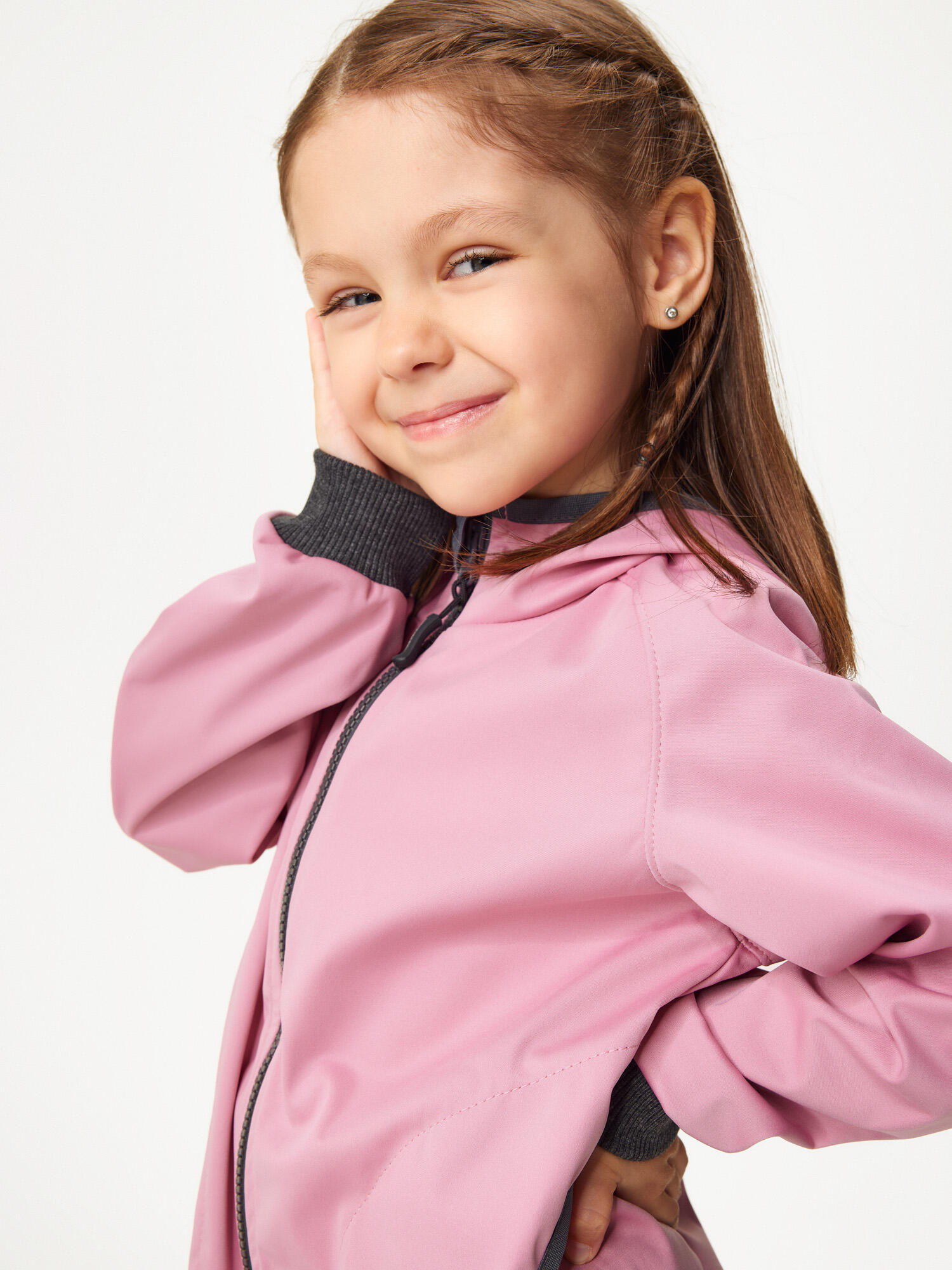 Dětská softshellová bunda bez zateplení Basic 4/7