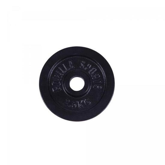 DISQUE DE MUSCULATION FONTE NOIR | DIAM 31MM | AU CHOIX DE 1,25KG À 30KG