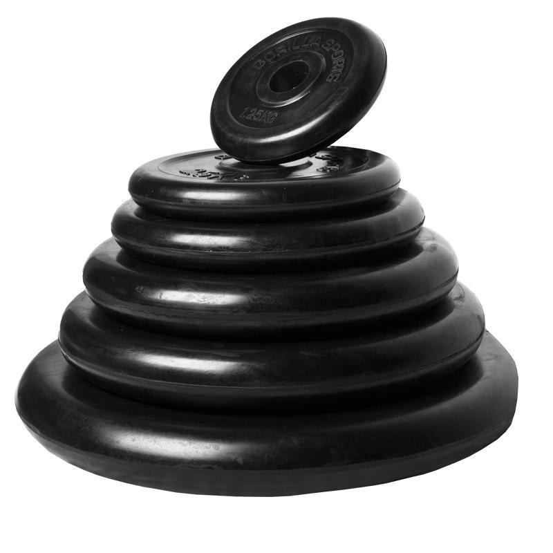 Disques de poids en caoutchouc avec alésage de 31 mm - De 0,5 KG à 30 KG 3/7