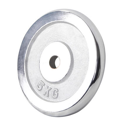 8 DISQUES DE POIDS CHROMÉS |DIAMETRE 31 MM| MUSCULATION |4x5, 2x2,5 ET 2x1,25KG