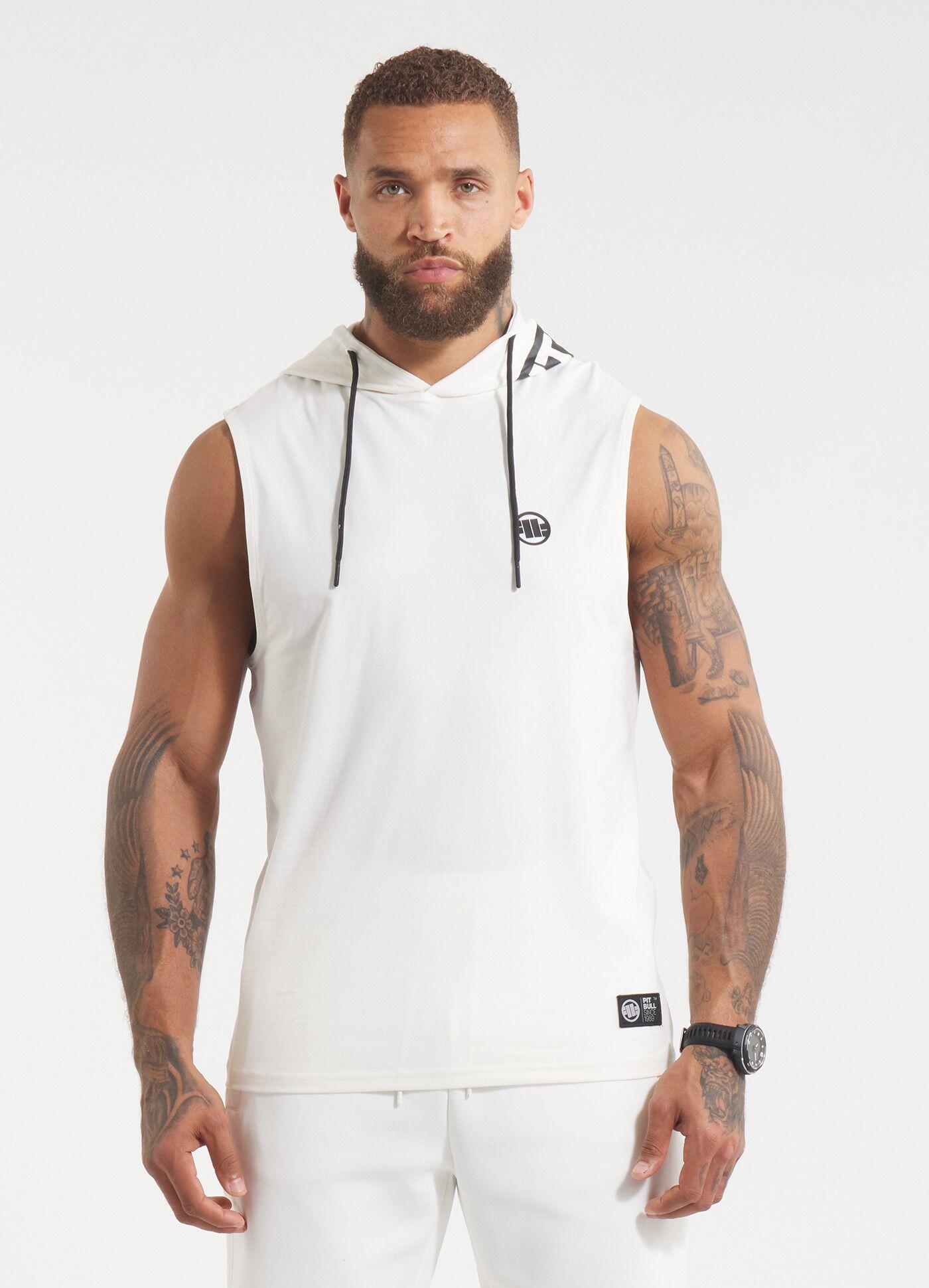 Męski Tank top z kapturem PITBULL Bawełniany bez rękawów Spandex Hilltop 2/12