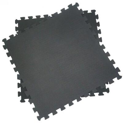 Materassino Tappeto Puzzle (62x62cm sp.12)4 piastre + bordi nero Copre 1.59M²