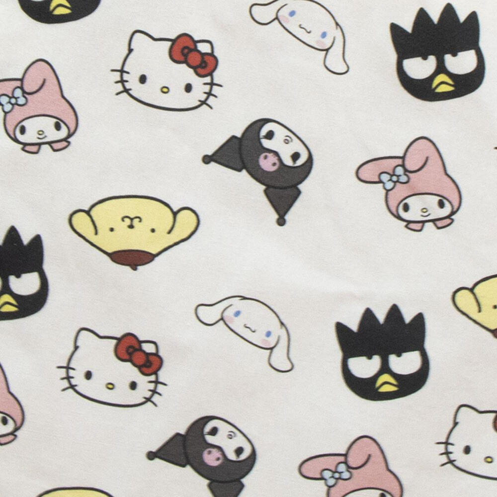 Sacola de compras infantil Hello Kitty em poliéster e algodão, multicolorida 2/3