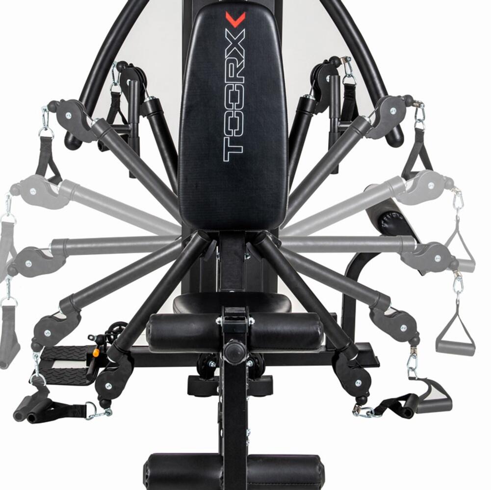 Stazione multifunzione Toorx MSX-90 con pacco pesi 100 kg e pressa gambe 5/6