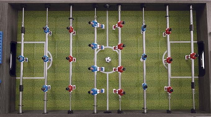 F-2 Voetbaltafel Grijs Eiken - Kijki teleskopowe 4/7