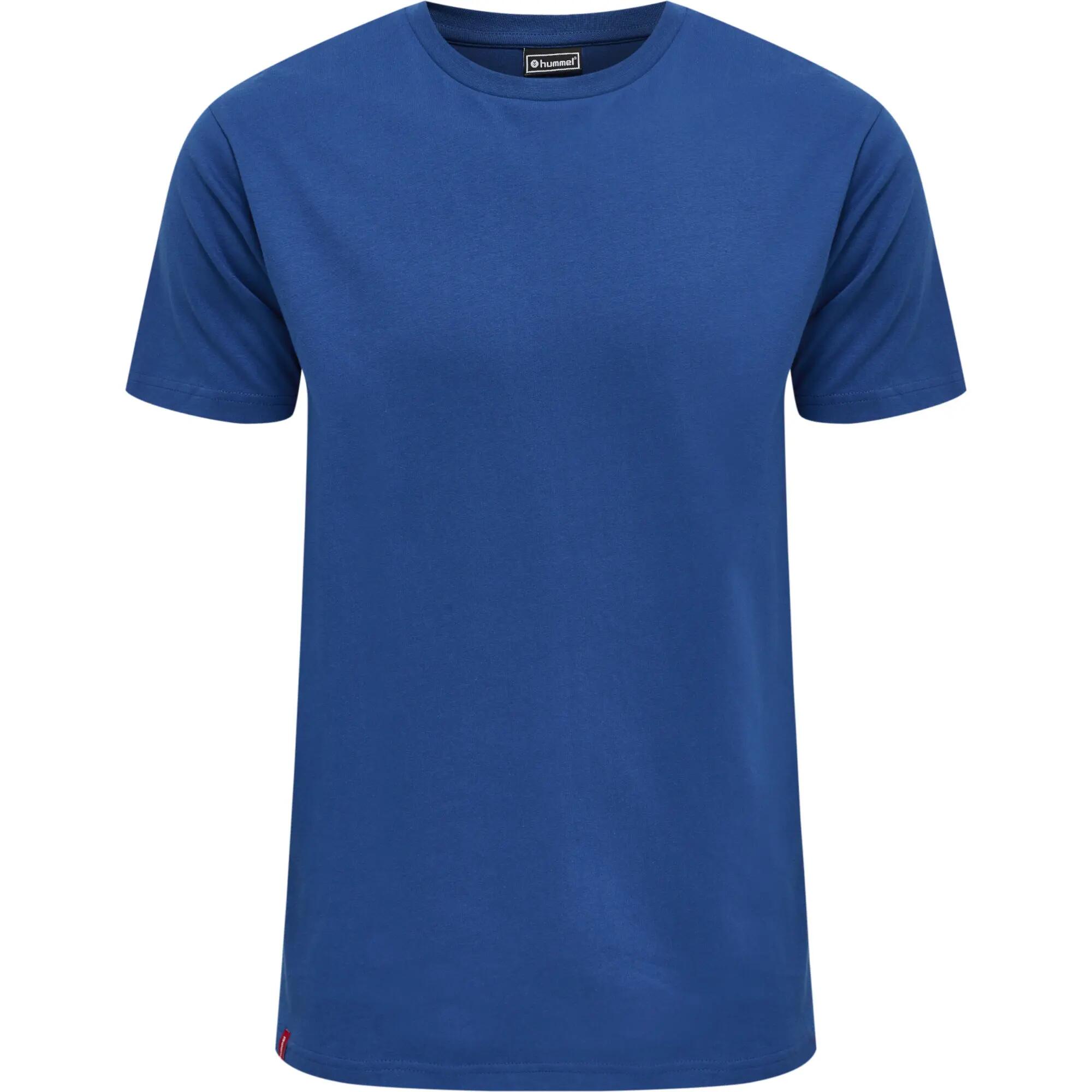 Koszulka bawełniana sportowa Hummel Red Basic T-shirt 11/12
