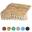 Saltea tip puzzel 8 buc, Lemn Deschis