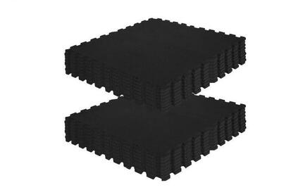 Tapis de Protection Fitness Puzzle - 16 Dalles, 60x60x1,2 cm, Tapis de Sol