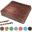 Set Saltea tip puzzel 6 Buc + 12 Margini Aspect Lemn Închis