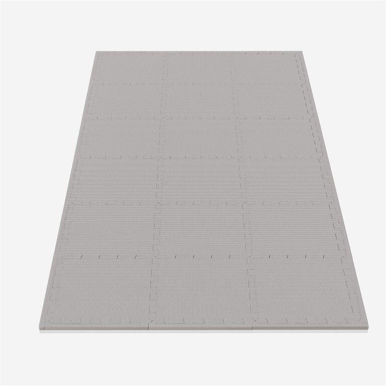 Tapis Mousse - 18 Pièces et Bords, 30x30 cm, Antidérapant, Tapis Protection Sol 3/7