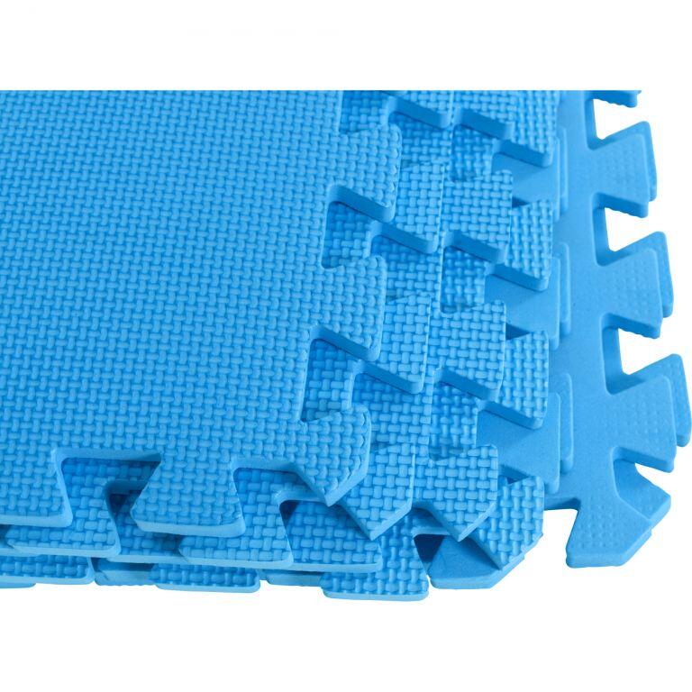 Juego de 8 Baldosas Sin Bordes Gorilla Sports Azul 4/7