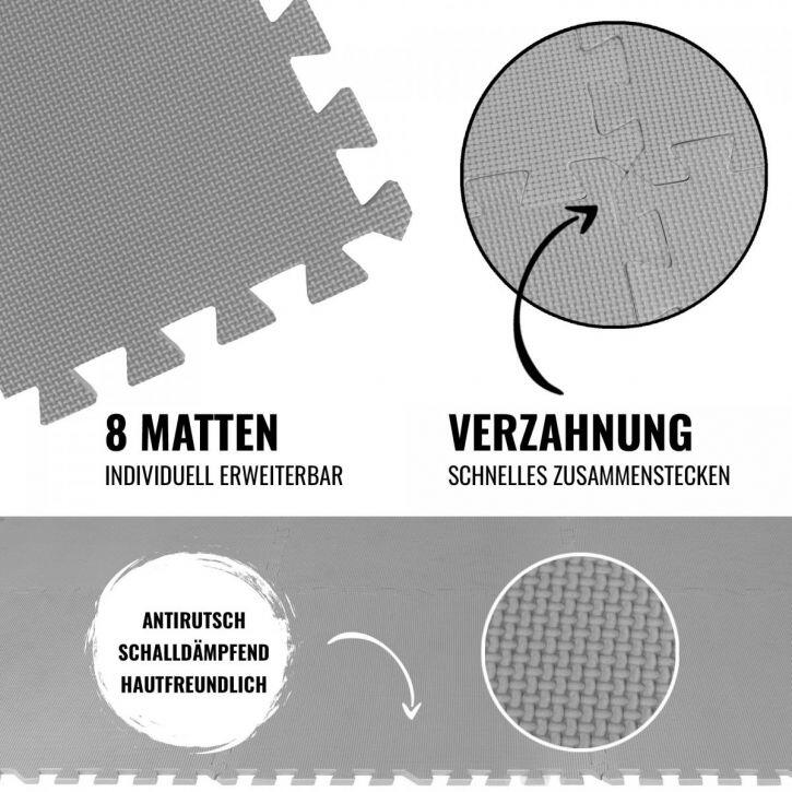 Schutzmattenset mit 8 Teilen 5/7