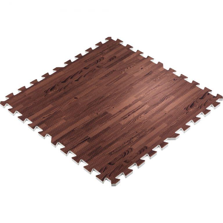 Vloermatten - Bescherming 8 stuks -  2,88 m2 - Donkere houtkleur 4/7