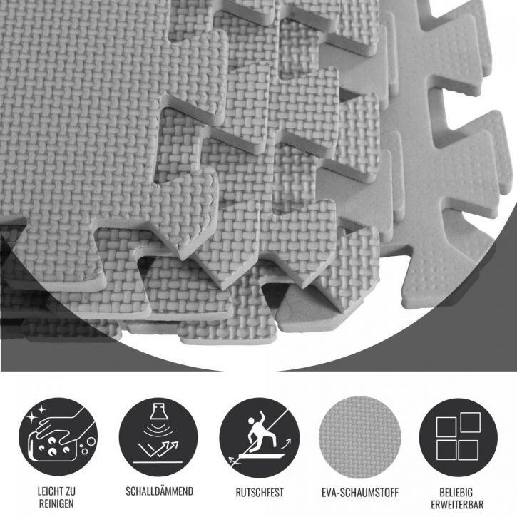 Conjunto de tapete de proteção com 6 peças + peças finais 2/7