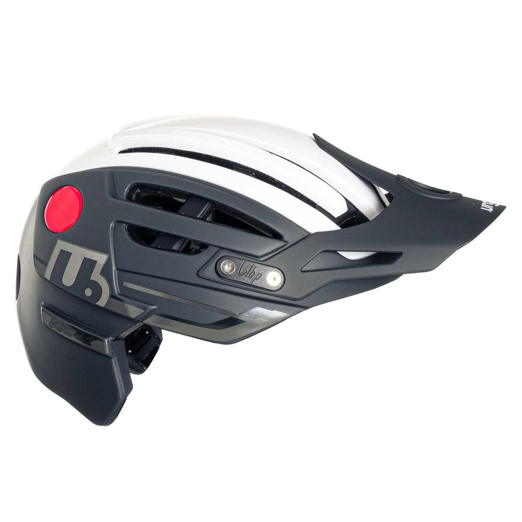 URGE BP Endur-O-Matic 2 15th Grey/White Helmet