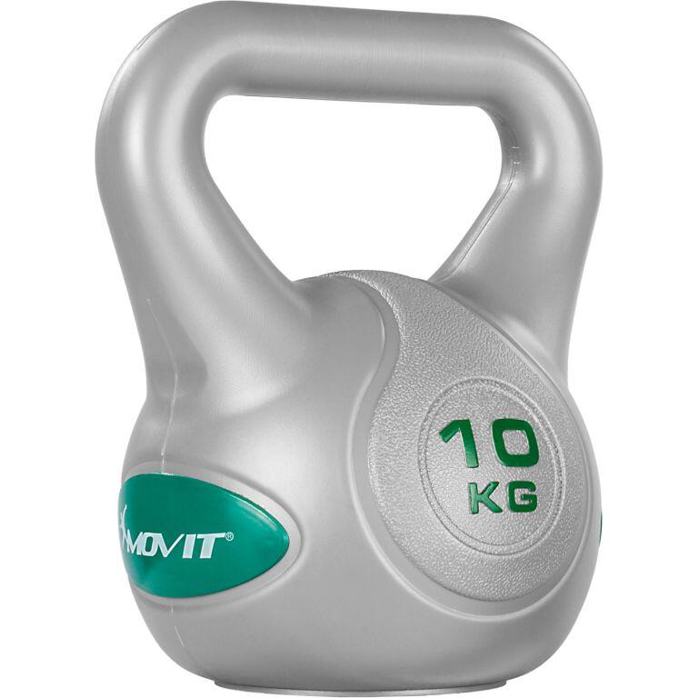 Kettlebell, MOVIT®, STYLISH, 10kg, albastru petrol