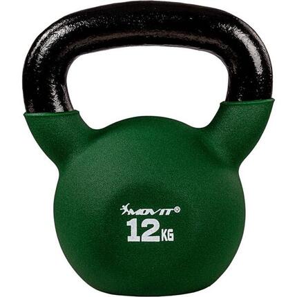 Kettlebell PRO - 2 - 24 kg, Kugelhantel aus Gusseisen mit Neoprenbeschichtung