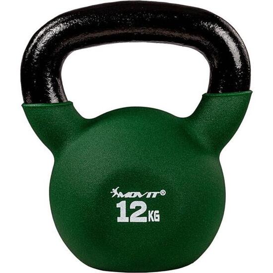 Kettlebell PRO - 2 - 24 kg, Kugelhantel aus Gusseisen mit Neoprenbeschichtung