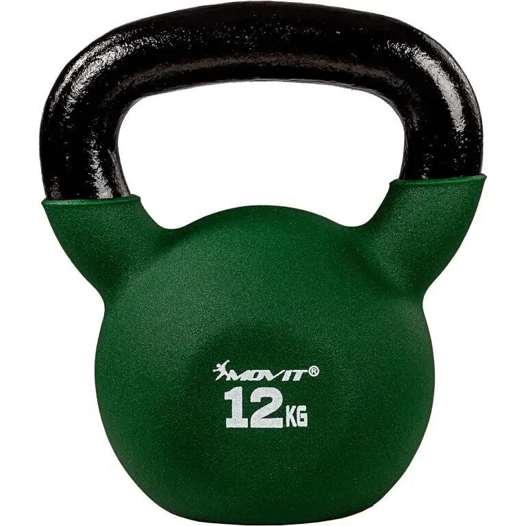 Kettlebell profesional 12 KG fonta verde inchis