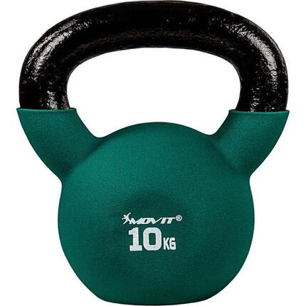 Kettlebell PRO - 2 - 24 kg, Kugelhantel aus Gusseisen mit Neoprenbeschichtung