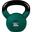 Kettlebell profesional, MOVIT®, 12 kg, fonta, verde inchis