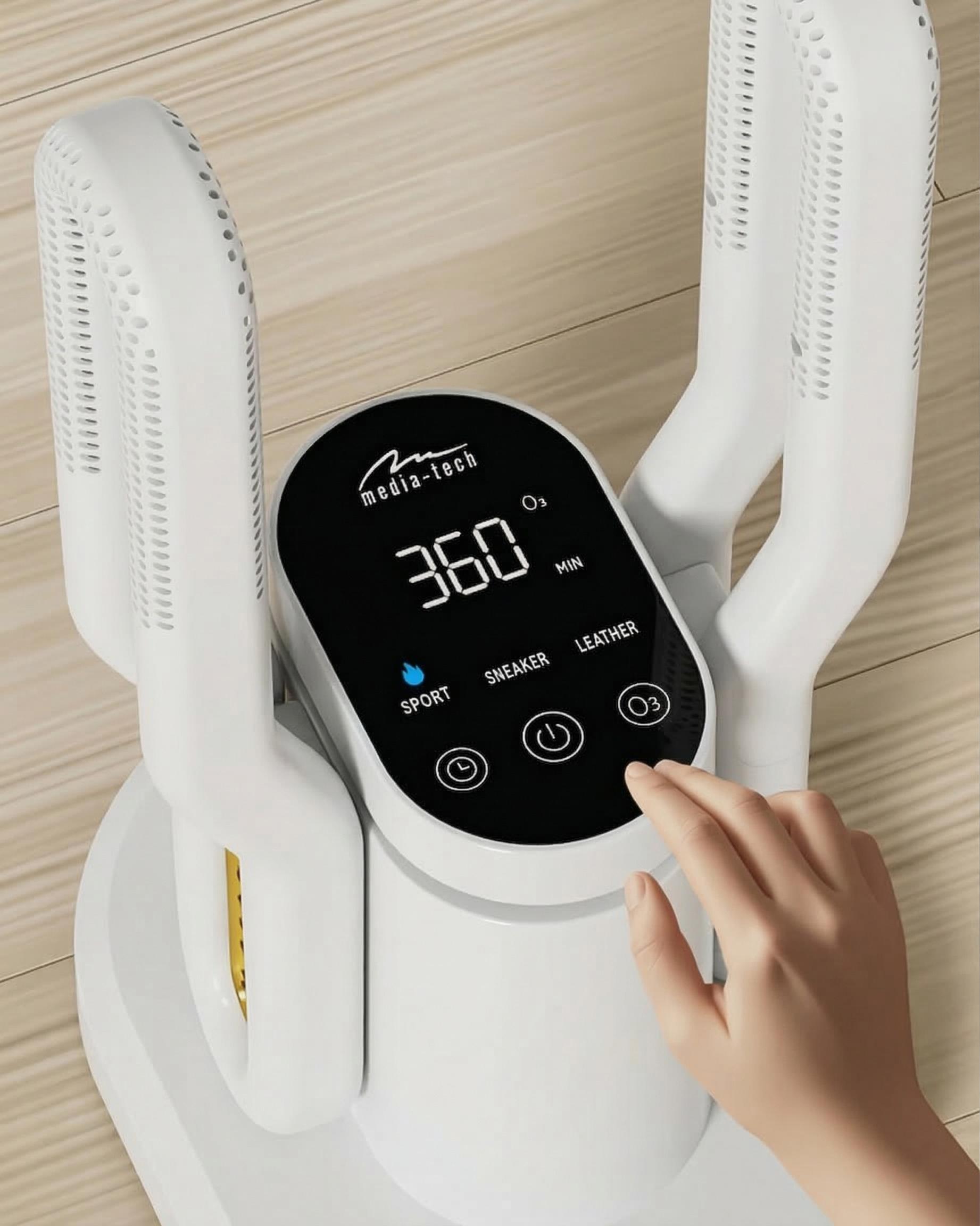Suszarka do butów z ozonem osuszacz rękawic obuwia skarpet biała 100W mocna 5/7