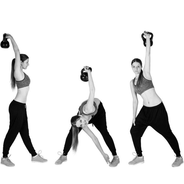 Kettlebell, MOVIT® de 20 kg, negru