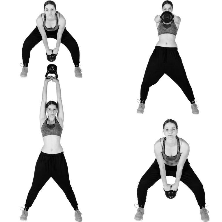Kettlebell, MOVIT®, 14 kg, negru